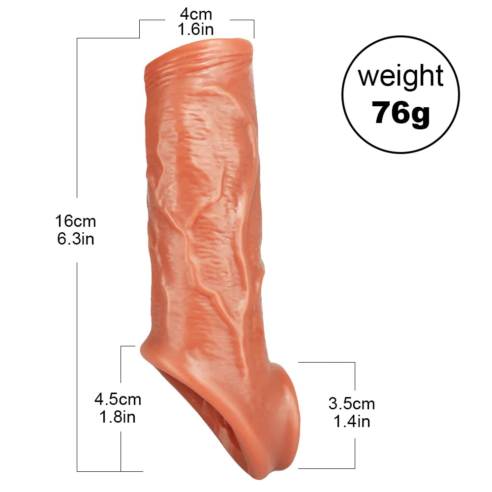 Silicone Extender Dick for Men Penis