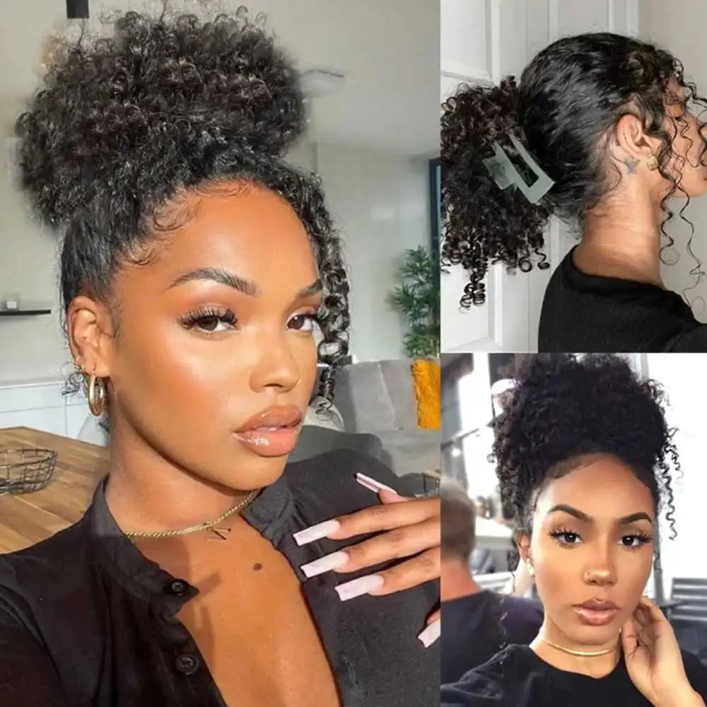 Deep Wave Frontal Wig Invisible Strap 360 Full Lace