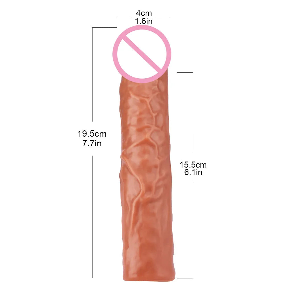 Silicone Extender Dick for Men Penis