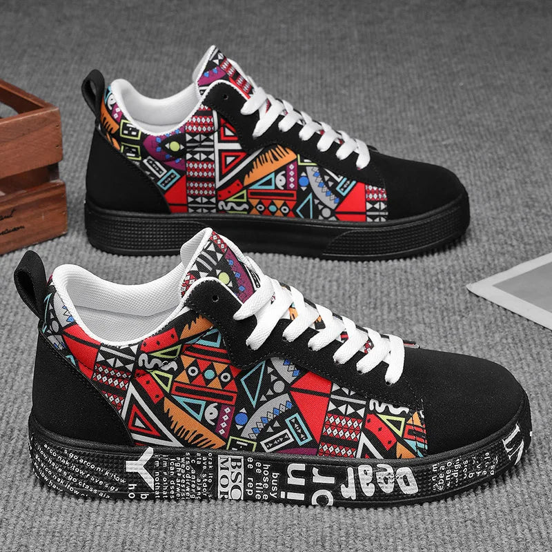 Breathable Mid-Top Sneakers,