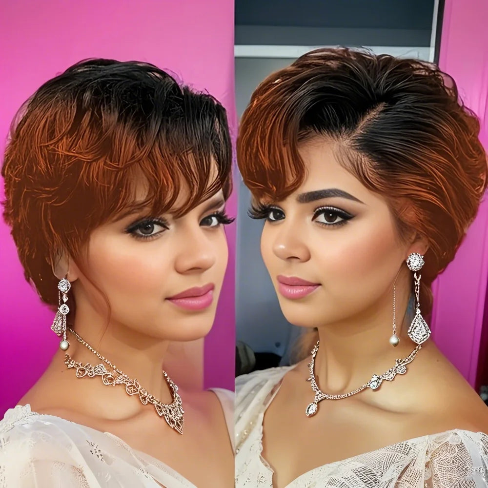 13x4 Lace Front Wig Human Hair Transparent