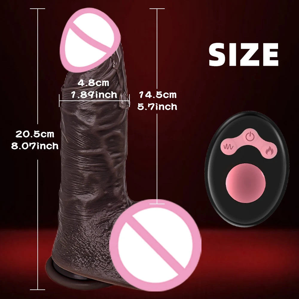 Spinning penis expansion vibratory massager female couple sex toys