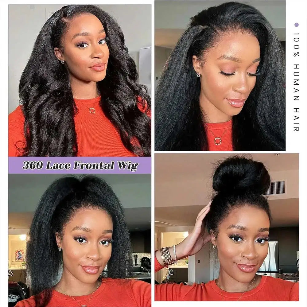 Lace Front Wig Drawstring 360 Frontal