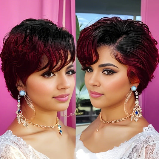 13x4 Lace Front Wig Human Hair Transparent
