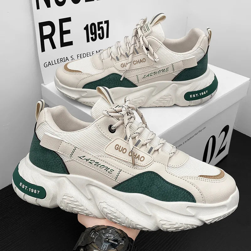 Men Summer Mesh Sports Shoes Low-top Casual