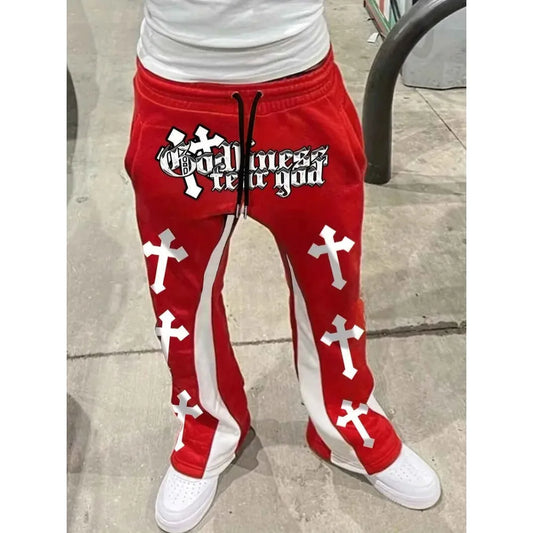 Men's Casual Street Style Trendy Cross