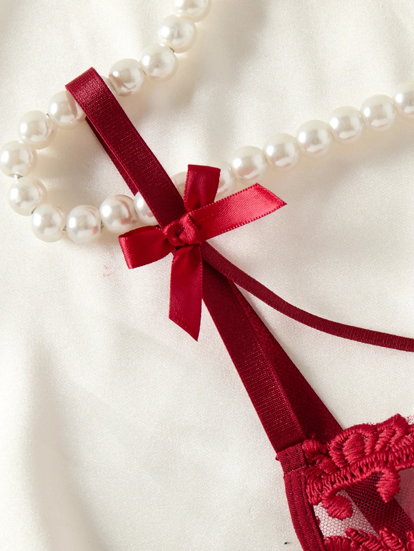Ladies' wine red countryside style wheat