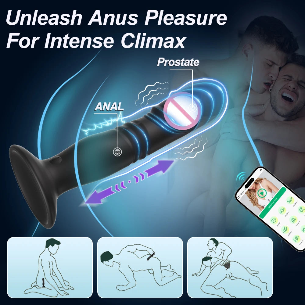 Sex Toys Anal Plugs Vibrator Massager Butt Plug for Men