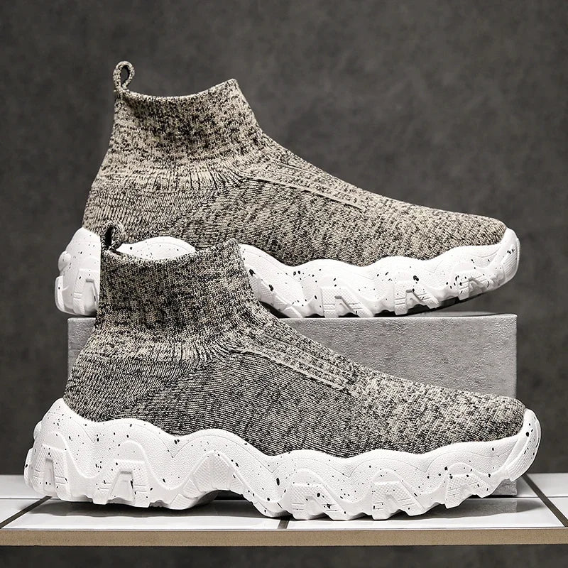 Men Shoes New Comfortable High-top Walking