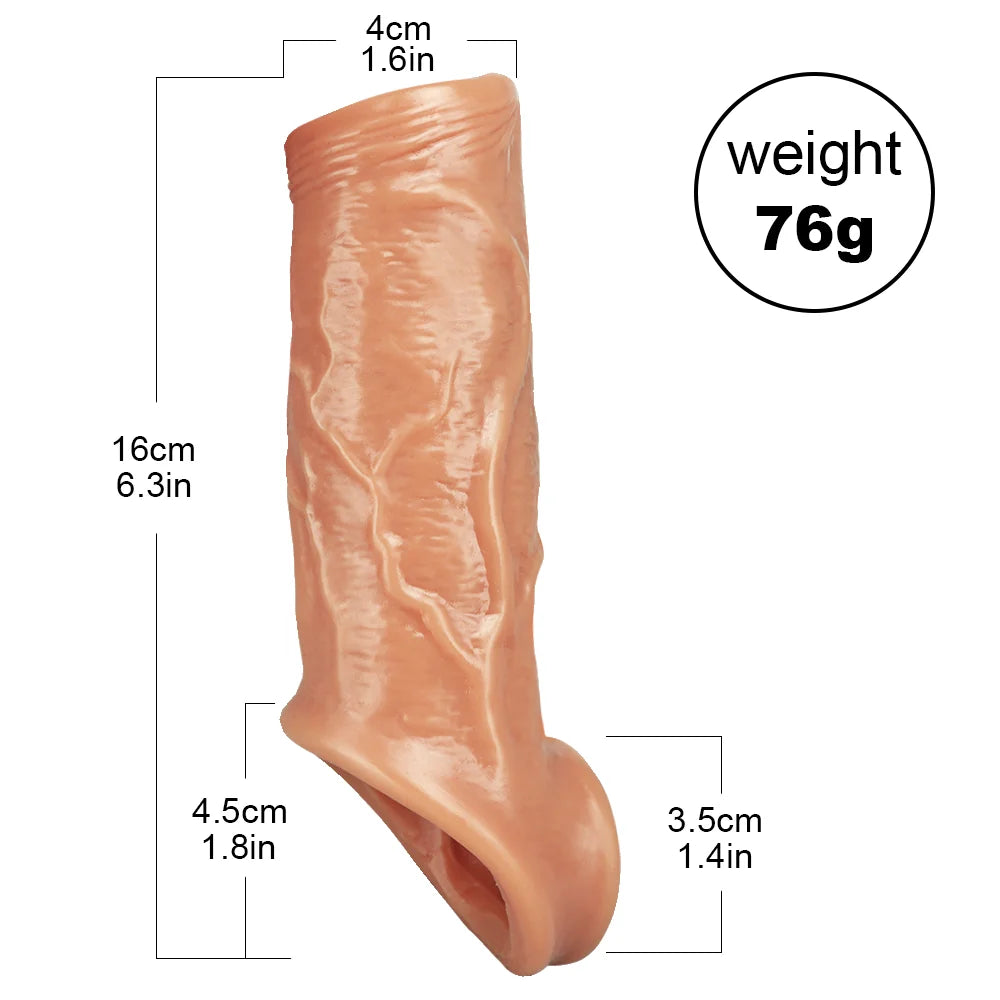 Silicone Extender Dick for Men Penis