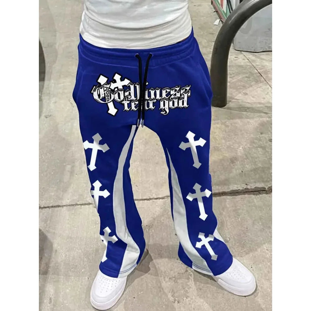 Men's Casual Street Style Trendy Cross