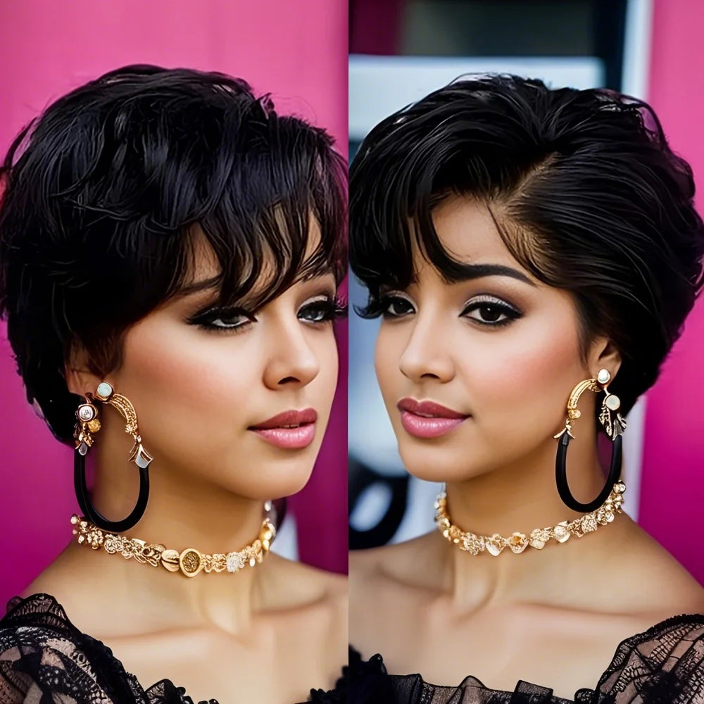 13x4 Lace Front Wig Human Hair Transparent
