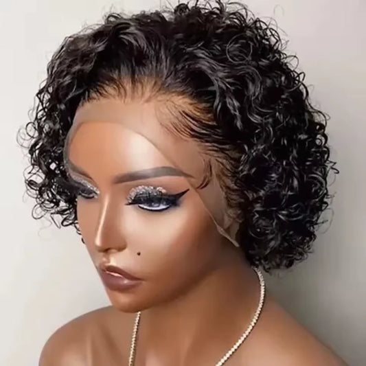 Lace Front Human Hair Wigs Brazilian 13x1