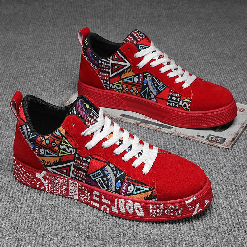 Breathable Mid-Top Sneakers,