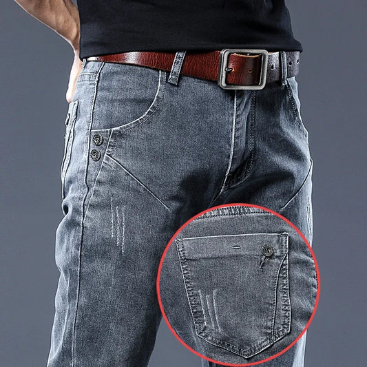 2026 New Gray Skinny Jeans