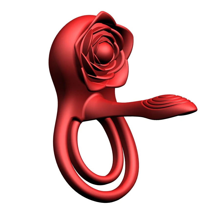 material Men's Penis Ring Vibrator Adult Sex Toys