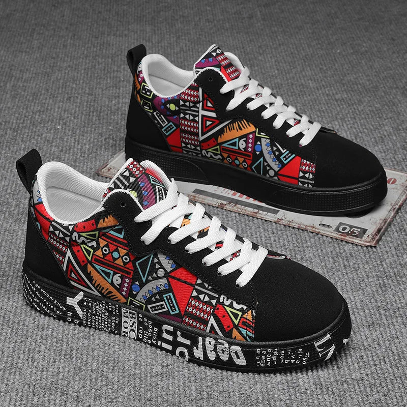 Breathable Mid-Top Sneakers,